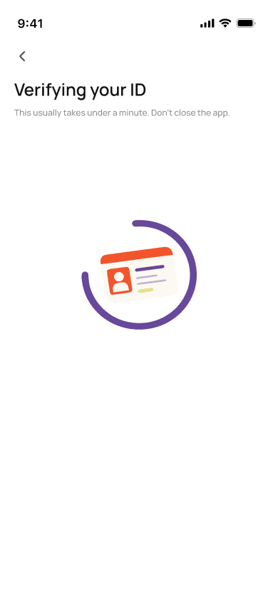 Bunkie verification processing screen