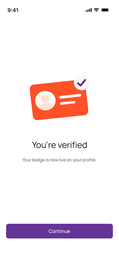 Bunkie verification result screen