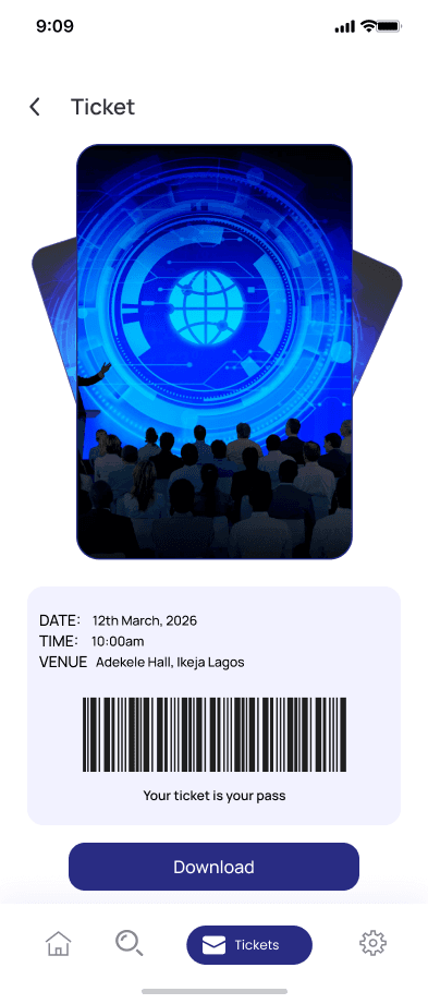 Ticket Screen