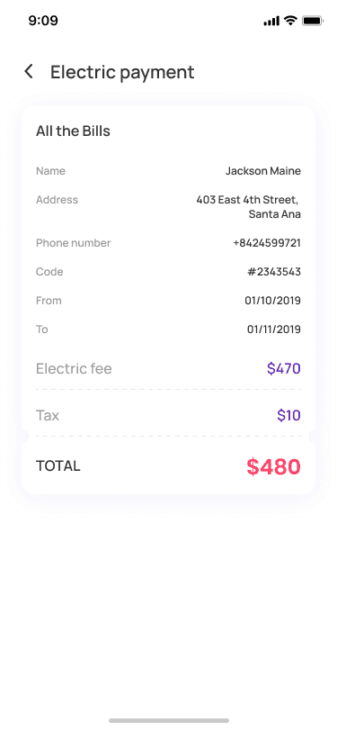 Payment Detail