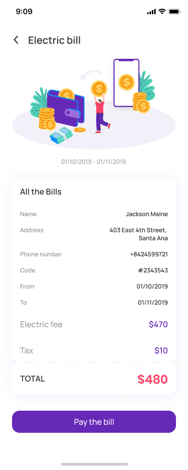 Electric Bill Step 3
