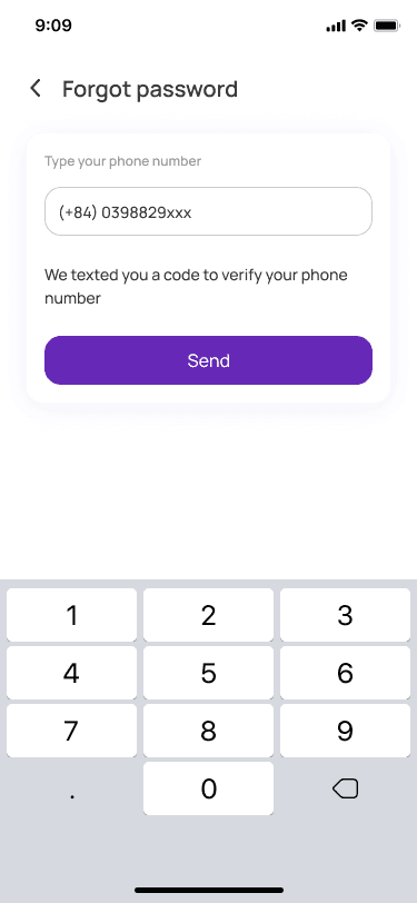 Forgot Password Step 2