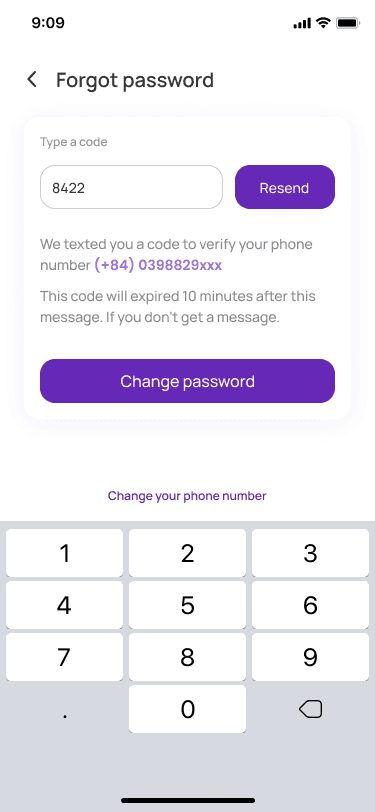 Forgot Password Step 4