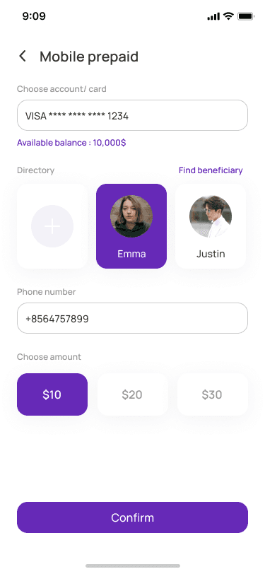 Mobile Recharge Step 2