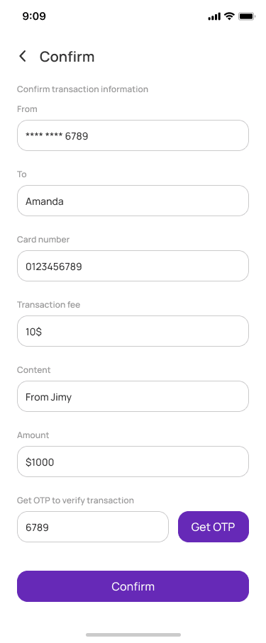 Transfer Confirmation 2