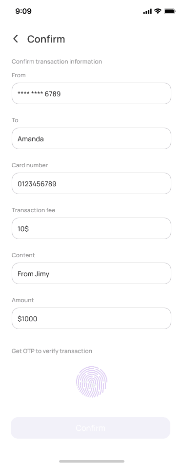 Transfer Confirmation 3
