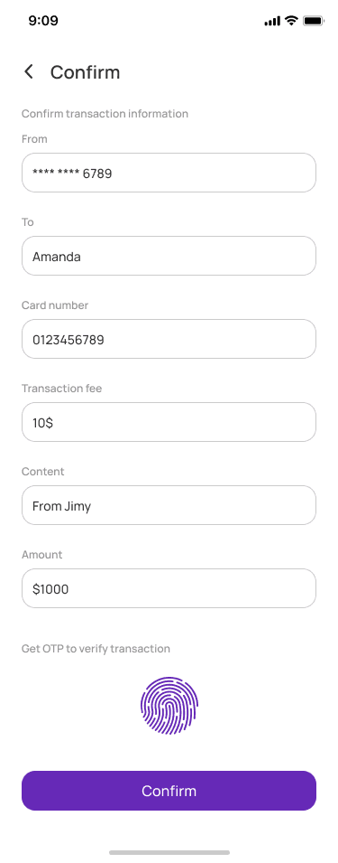 Transfer Confirmation 5