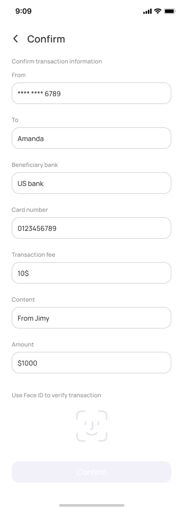 Transfer Confirmation 6