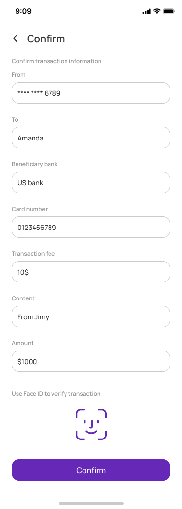 Transfer Confirmation 7