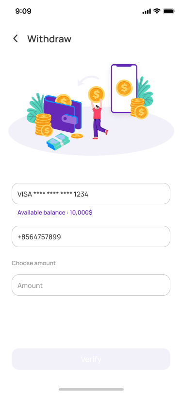 Withdraw Step 4