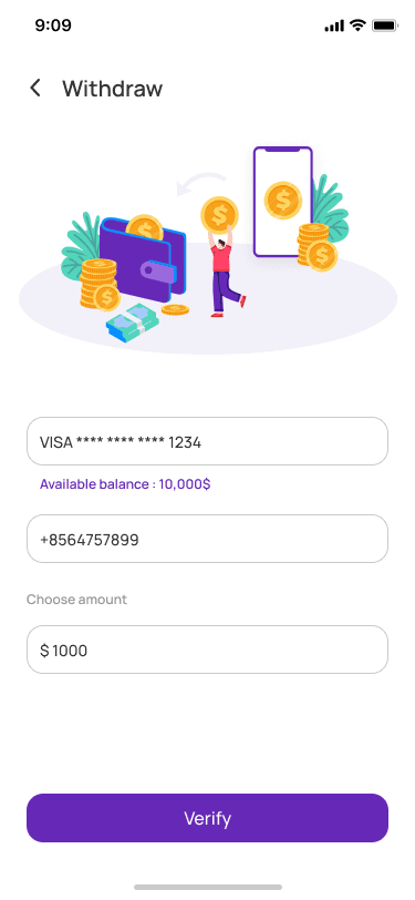 Withdraw Step 5