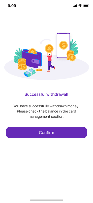 Withdraw Step 6