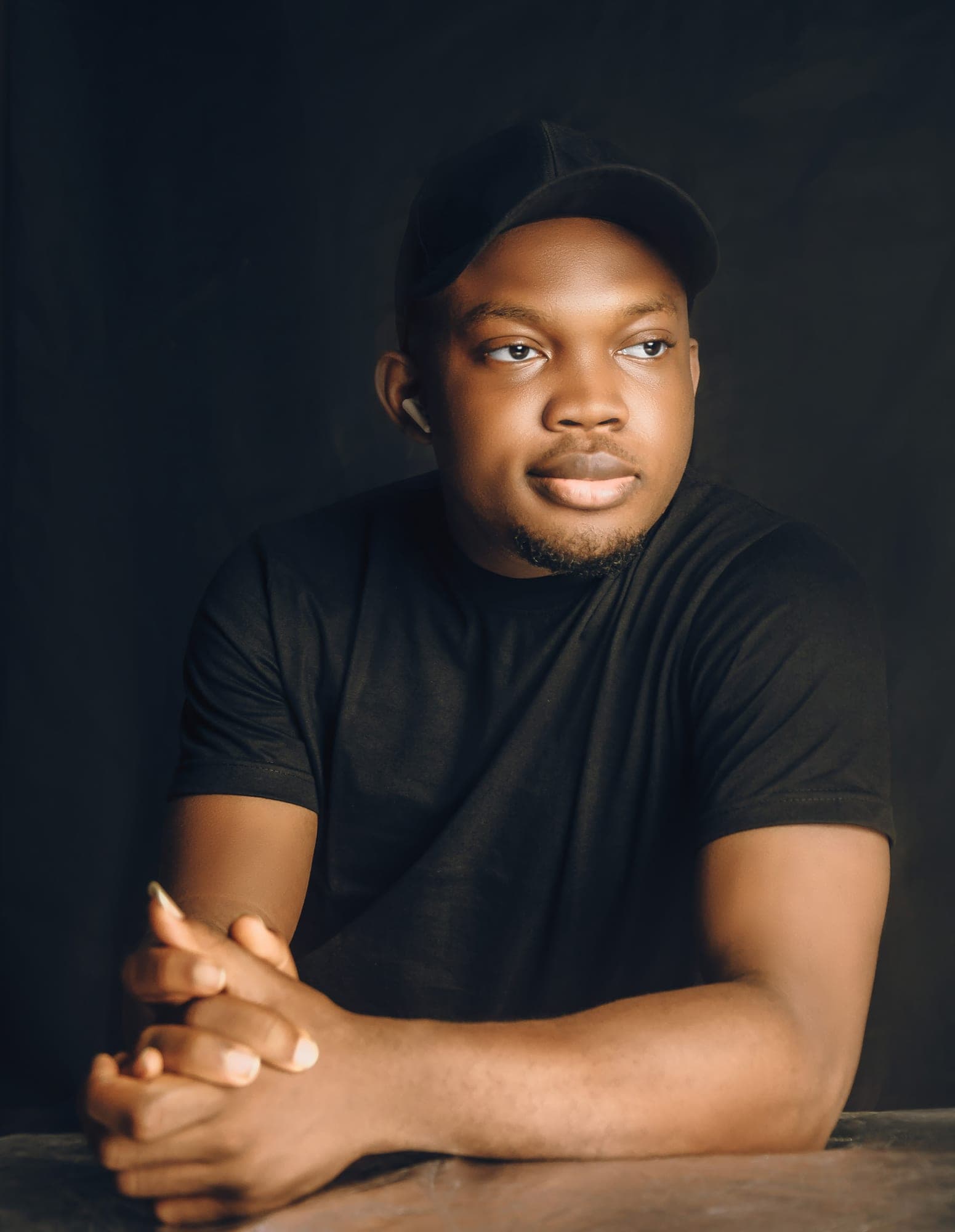 Victor Omolasoye working